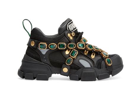 pink and green gucci sneakers|green gucci sneakers with jewels.